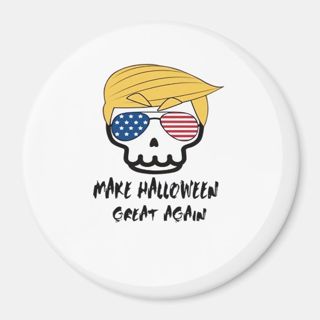Imán Trumpkin Halloween vuelve a hacer que Halloween se (Frente)