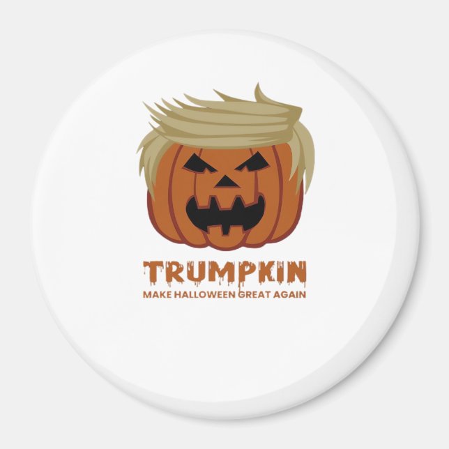 Imán Trumpkin - Haz que Halloween sea grande de nuevo d (Frente)