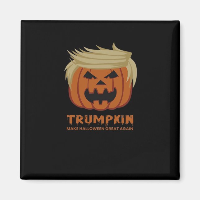 Imán Trumpkin - Haz que Halloween sea grande de nuevo d (Frente)