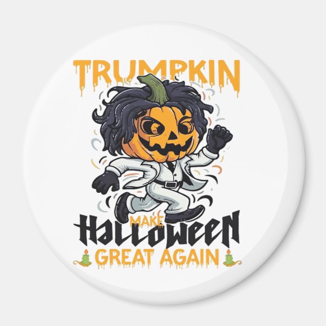 Imán Trumpkin vuelve a hacer que Halloween sea grande (Frente)