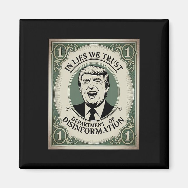 Imán “trust Nobody” - Trump Nknote Parody 2  (Frente)