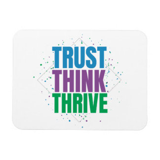 Imán Trust Think Thrive – Motivational Quote Design
