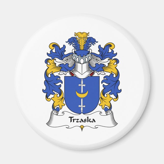 Imán Trzaska Family Crest (Frente)