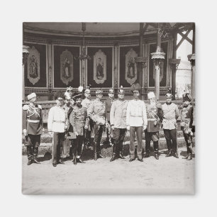 Imán Tsar Nicolás II (1868-1918) que se coloca en el