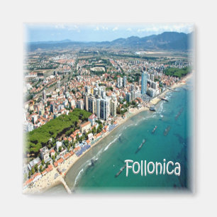 Imán TSC009 FOLLONICA - Toscana, vista aérea, nevera