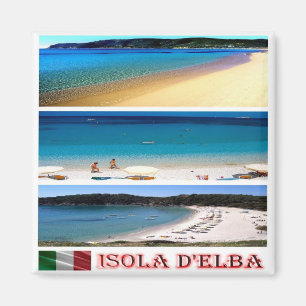 Imán TSC064 ISLA ELBA, Mosaico, Toscana, Fridge