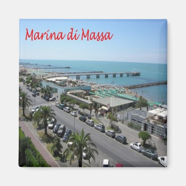 Imán TSC108 MARINA DI MASSA, Toscana, Italia, Fridge (Frente)