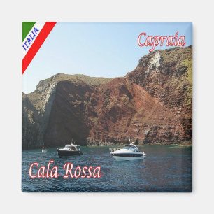 Imán TSC134 CAPRAIA, Cala Roja, Toscana, Italia, Fridge