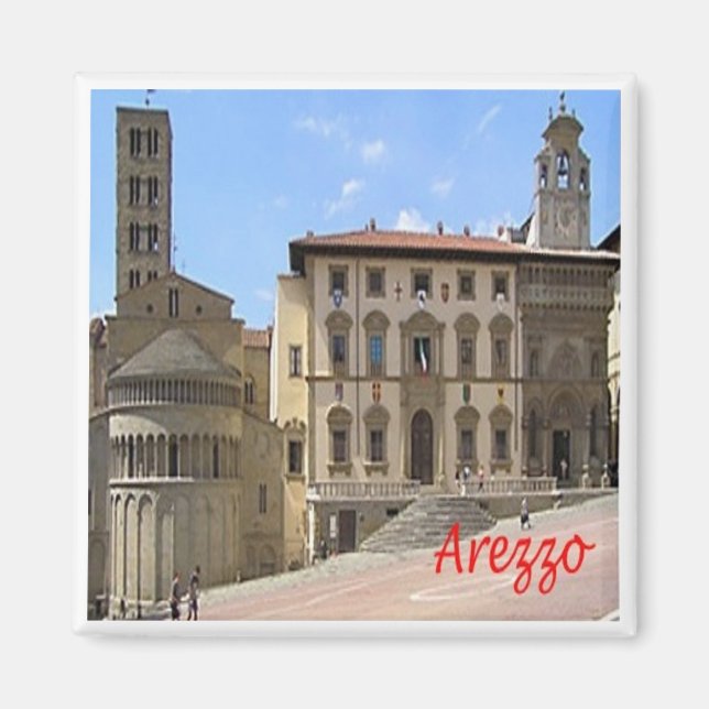 Imán TSC135 AREZZO, Toscana, Italia, Europa, Fridge (Frente)