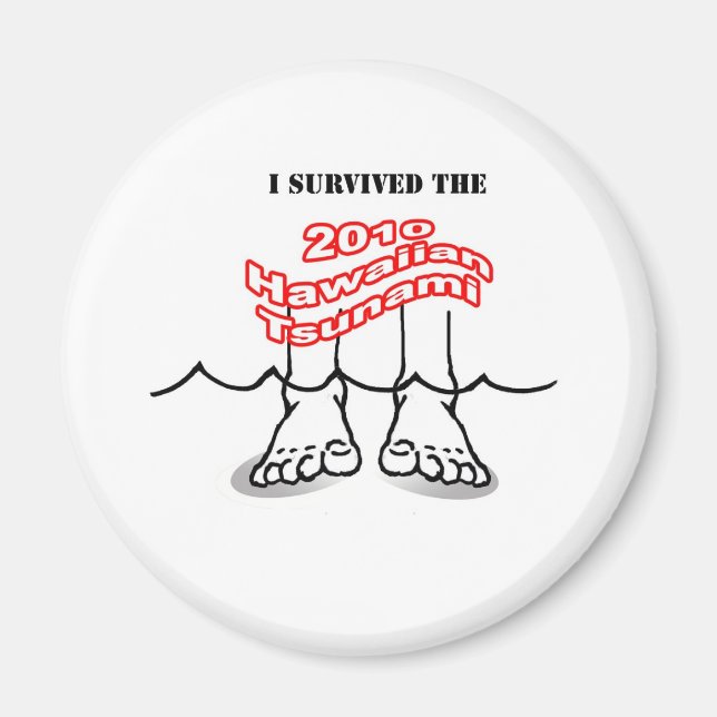 Imán Tsunami de Hawái 2010 (Frente)