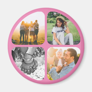 Imán Tu 4 fotos Fridge Magnet