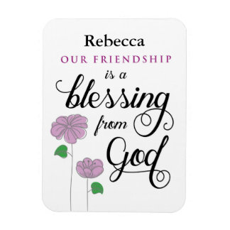 Imán Tu amistad es una bendición de Dios Magnet