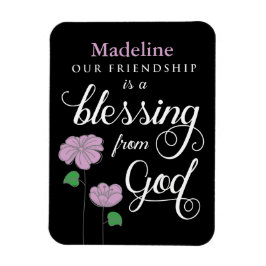 Imán Tu amistad es una bendición de Dios Magnet