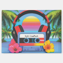 Imán Tu banda sonora estética tropical de los 90 Magnet