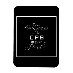 Imán 'Tu brújula es la frase GPS a tu alma'
