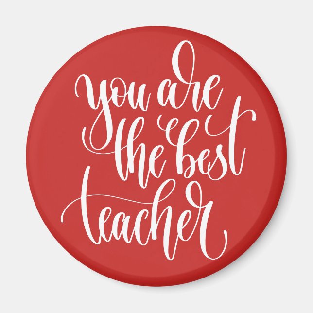 Imán Tu Eres El Mejor Profesor (Frente)