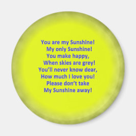 Imán Tu eres mi Sunshine 2 1/4"
