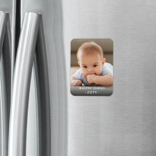 Imán Tu foto y cualquier texto Sencillo y moderno image