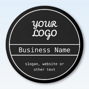 Imán Tu Logotipo Diseño Empresarial Editable Único