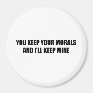 Imán Tú mantienes tu moral y yo mantendré la mía