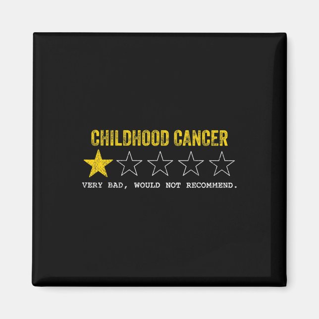 Imán Tu mes de concientización sobre el cáncer infantil (Frente)