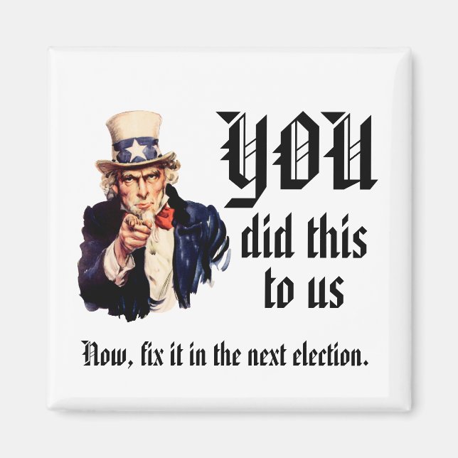 Imán TÚ Nos Hiciste Esto (Frente)