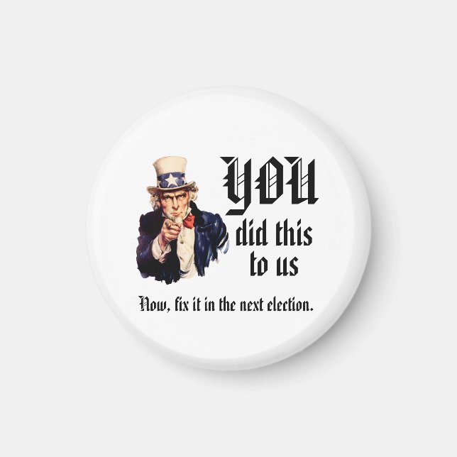 Imán TÚ Nos Hiciste Esto (Frente)