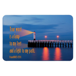 Imán Tu palabra es un salmo claro 119:105 Verso de la B