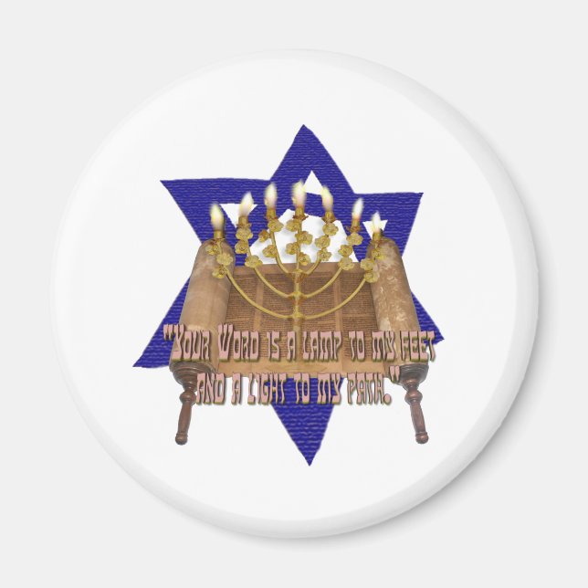 Imán Tu palabra es una lámpara para mis pies (Frente)