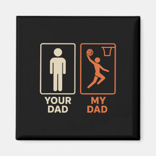 Imán Tu papá Mi papá Sketll Dunk Hija Hijo Día del padr