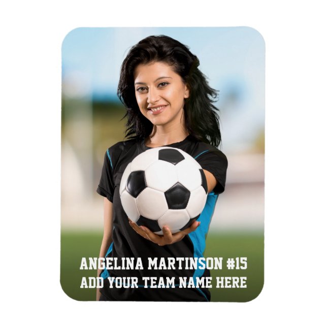 Imán Tu Personalizado fotográfico, fútbol o tu deporte (Vertical)