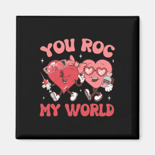 Imán Tú Rocas Mi Mundo Enfermera Día de San Valentín Er