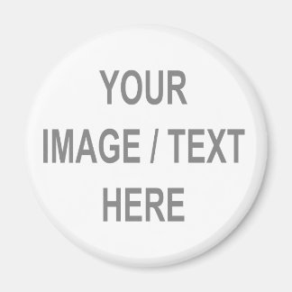 Imán Tu texto de imagen aquí regalo de cumpleaños númer