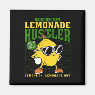 Imán Tu Vendedor Local de Limonada Divertido Jefe de Pu