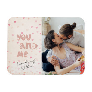Imán Tú y yo románticos Foto del día de San Valentín Fi
