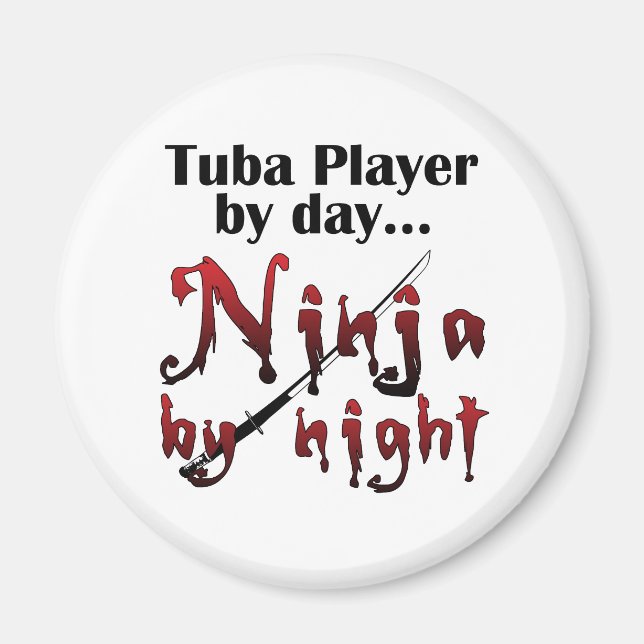 Imán Tuba Player by Day... (Frente)