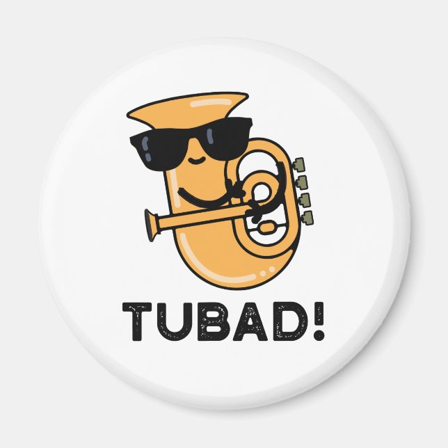 Imán Tubad Funny Music Tuba Pun (Frente)