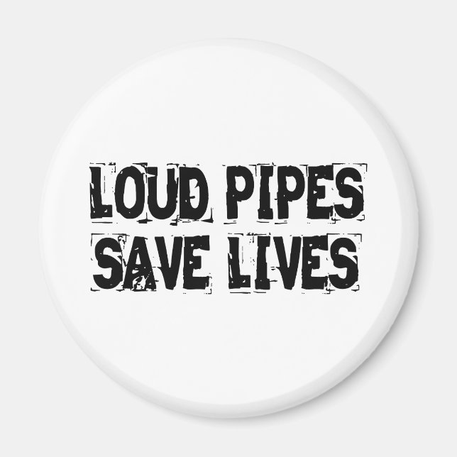 Imán Tuberías ruidosas salvan vidas (Frente)