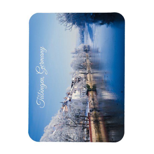 Imán Tübingen, postal de Alemania (Vertical)