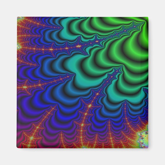 Imán Tubo espacial fractal de agujero de gusano (Frente)