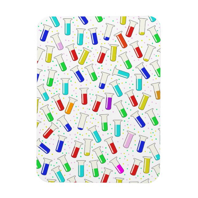 Imán Tubos de ensayo de vidrio personalizado (Vertical)