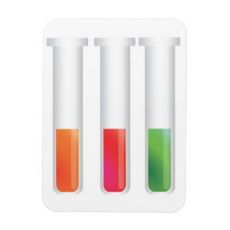 Imán Tubos de prueba de ciencia