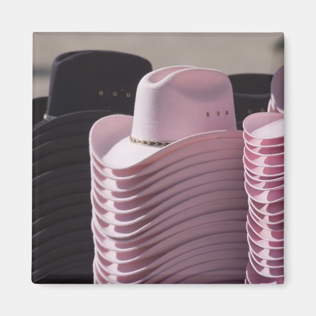 Imán Tucson, Arizona. Gorras de vaqueros para hombres y (Frente)