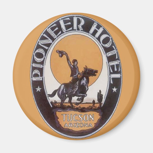 Imán Tucson Vintage, AZ, (Frente)