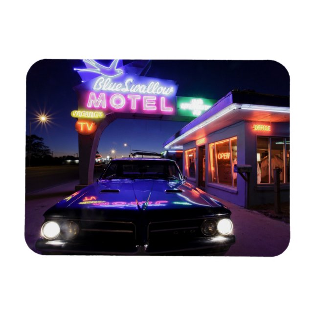 Imán Tucumcari, Nuevo México, Estados Unidos. Ruta 66 (Horizontal)