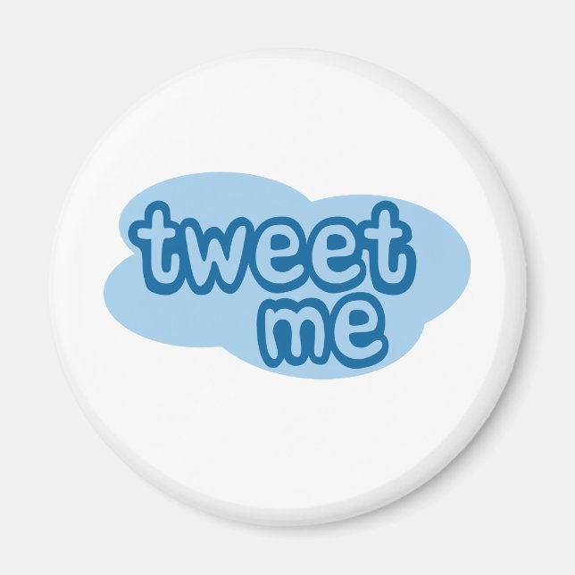 Imán tuitéame (twitter) (Frente)