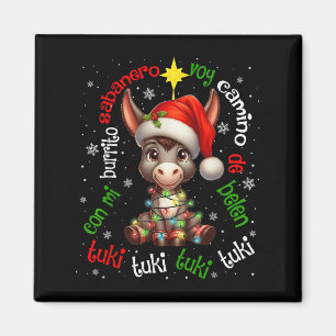 Imán Tuki Tuki Mi Burrito Sabanero México Xmas