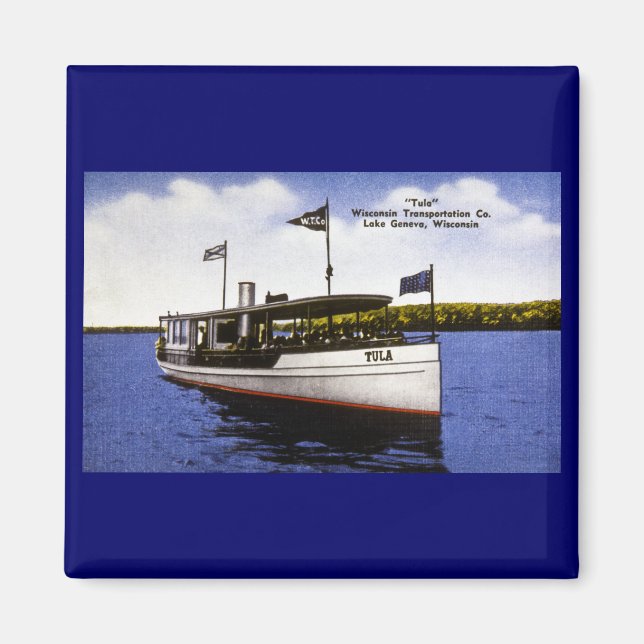 Imán "Tula" Wisconsin Transporte Co. (Frente)