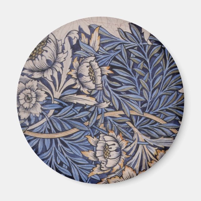 Imán Tulip y Willow por William Morris (Frente)