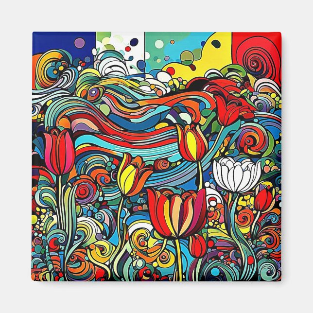 Imán Tulipa 3 (Frente)